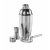 Chroomkleurige cocktailset (500 ml) 