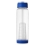 Tuttifrutti infuser drinkfles (740 ml) transparant/blauw