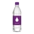 100% RPET flesje bronwater 500 ml draaidop paars