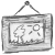 Schotel Satellite vierkant 