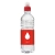 100% RPET flesje bronwater 500 ml sportdop rood