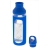 Hover glazen drinkfles (590 ml) blauw/ transparant