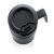 Coffee to go beker met handvat (160 ml) zwart