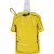 Opvouwbare waterfles 'shirt' (450ml) geel