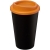 Americano® geïsoleerde beker (350 ml) zwart/ oranje