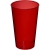 Arena kunststof beker (375 ml) transparant rood