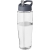 H2O Active® Tempo 700 ml sportfles met fliptuitdeksel Transparant/ Storm grey