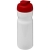 H2O Base® sportfles (650 ml) wit/ rood