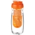 H2O Active® Pulse 600 ml sportfles en infuser met flipcapdeksel transparant/ oranje