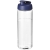 H2O Vibe sportfles met kanteldeksel (850 ml) transparant/blauw