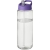 H2O Vibe sportfles met tuitdeksel (850 ml) Transparant/Paars