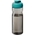 H2O Eco sportfles met kanteldeksel (650 ml) charcoal/aqua