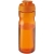 H2O Eco sportfles met kanteldeksel (650 ml) oranje/oranje