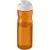 H2O Eco sportfles met kanteldeksel (650 ml) oranje/wit