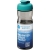 H2O Eco sportfles met kanteldeksel (650 ml) charcoal/aqua