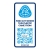 H2O Eco sportfles met kanteldeksel (650 ml) Ivoorwit/Blauw