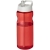 H2O Eco sportfles met tuitdeksel (650 ml) rood/wit