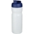 Baseline® Plus sportfles (650 ml) transparant/ blauw