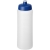 Baseline® Plus grip sportfles (750 ml) transparant/blauw