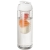H2O Vibe drinkfles en infuser (850 ml) transparant/ wit