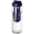 H2O Vibe drinkfles en infuser (850 ml) transparant/ blauw