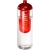 H2O Active® Vibe drinkfles + infuser (850 ml) transparant/ rood