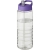 H2O Treble sportfles met tuitdeksel (750 ml) Transparant/Paars