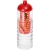 H2O Treble drinkfles en infuser (750 ml) transparant/ rood