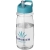 H2O Active® Pulse 600 ml sportfles met tuitdeksel Transparant/aqua blauw