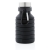 Lekvrije opvouwbare siliconen fles (550 ml) zwart