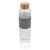 Impact glazen fles met bamboe deksel (750 ml) transparant