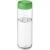 H2O Vibe sportfles (850 ml) transparant/groen
