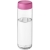 H2O Vibe sportfles (850 ml) Transparant/roze