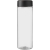 H2O Vibe sportfles (850 ml) transparant/zwart