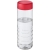 H2O Treble sportfles (750 ml) transparant/ rood