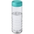 H2O Treble sportfles (750 ml) Transparant/ Aqua blauw