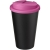 Americano® Eco beker met lekvrije deksel  roze/ zwart