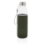 Glazen fles met neopreen hoes (500 ml) groen