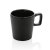 Keramische moderne koffiemok (300 ml) zwart