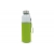 Waterfles glas met sleeve (500 ml) transparant licht groen