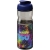H2O sportfles met klapdeksel (650 ml) Charcoal/Blauw