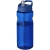 H2O sportfles met tuitdeksel (650 ml) blauw/blauw