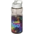 H2O sportfles met tuitdeksel (650 ml) charcoal/wit