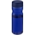 H2O sportfles met schroefdeksel (650 ml) Blauw/ Blauw
