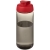 H2O sportfles met klapdeksel (600 ml) charcoal/rood