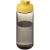 H2O sportfles met klapdeksel (600 ml) Charcoal/ Geel