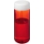 H2O sportfles met schroefdop (600 ml) rood/ wit