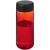 H2O sportfles met schroefdop (600 ml) rood/zwart