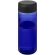 H2O sportfles met schroefdop (600 ml) blauw/zwart