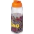 H2O Active® Big Base 1 l drinkfles met klapdeksel oranje